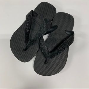 Havaianas Toddler Black Flip Flops Size 9